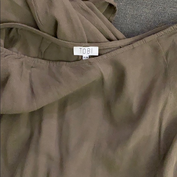 Wide Leg Olive Pant - Picture 7 of 8